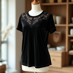 Velvet Luxe Burnout Tee