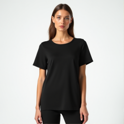 Elegant Sheer Charm Tee