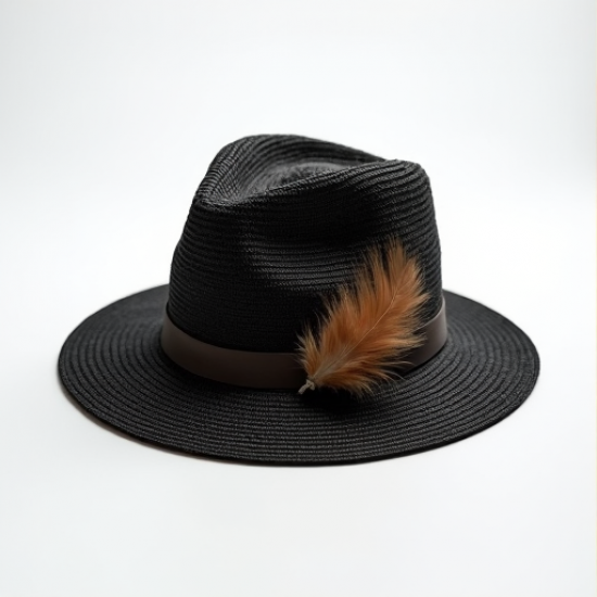 Chic Feathered Fedora