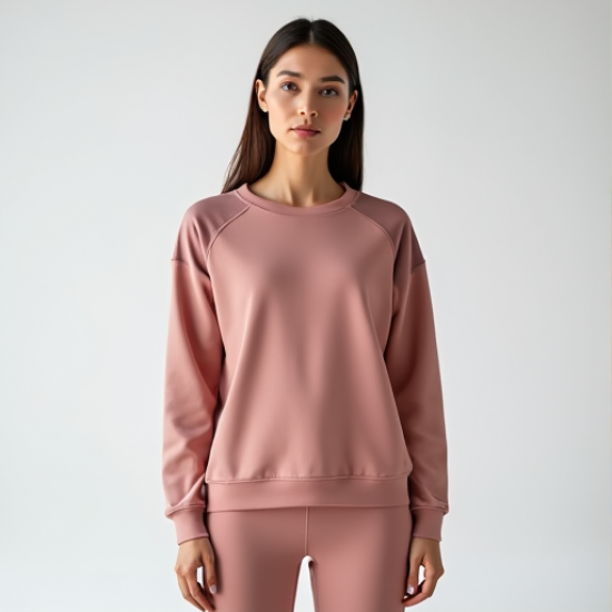 Athleisure Luxe Mesh Sweatshirt