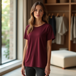 Elegant Sheer Charm Tee