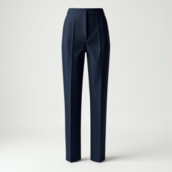 Chic Elegance Jacquard Trousers