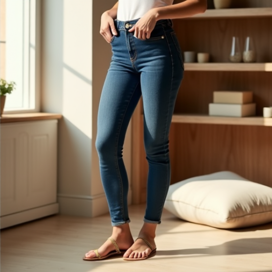 Elysian Curve High-Waisted Skinny Jeans