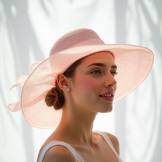 Luxe Sheer Organza Sun Hat