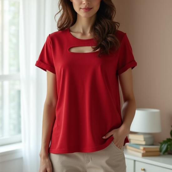 Chic Cut-Out Tee