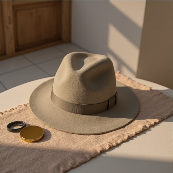 Elegance in Felt: Women's Trilby Hat