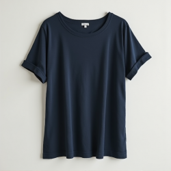 Breezy Elegance Linen Blend Tee