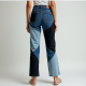 Chic Harmony Patchwork Jeans