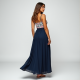 Elysian Breeze Shirred Waist Maxi Skirt