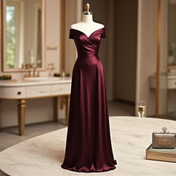 Elysian Elegance Column Dress