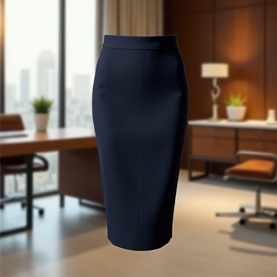 Elegant Office Chic Pencil Skirt