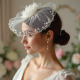 Elysian Elegance Birdcage Veil Hat