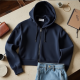 Urban Chic Cropped Zip Hoodie