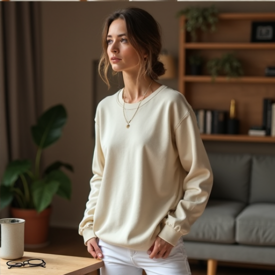 Chic Comfort Bishop Sleeve Sweatshirt