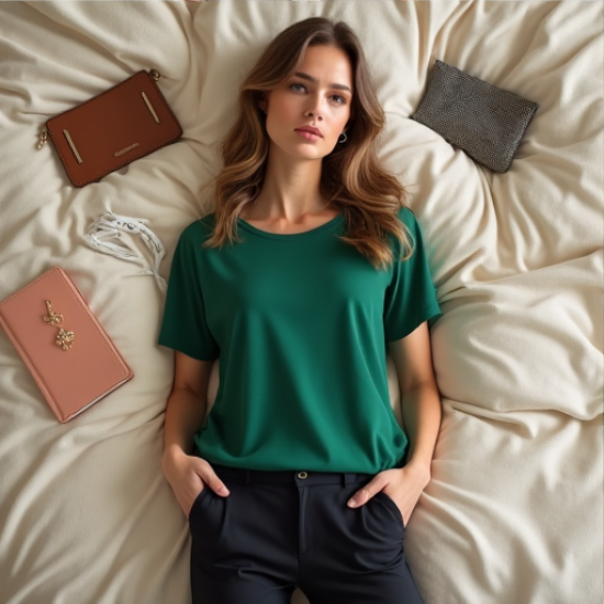 Elegant Sheer Charm Tee