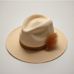 Chic Feathered Fedora