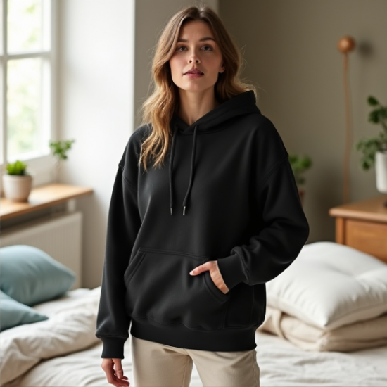 CozyChic Kangaroo Pocket Hoodie