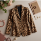 Savannah Chic Leopard Print Blazer