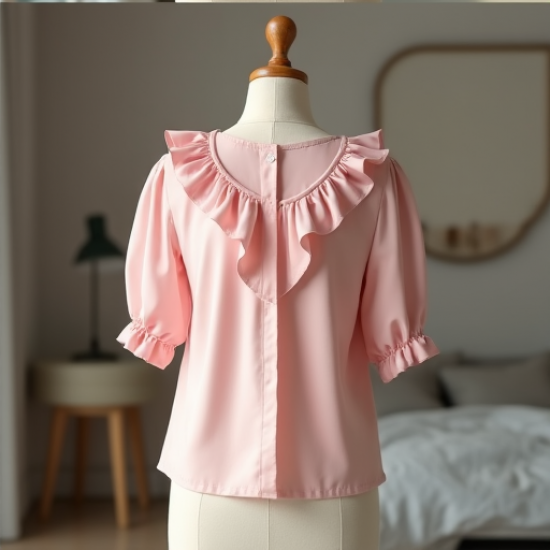 Elegance Ruffled Charm Blouse