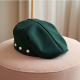 Elegant Pearl Detail Beret