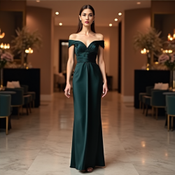 Elysian Elegance Column Dress