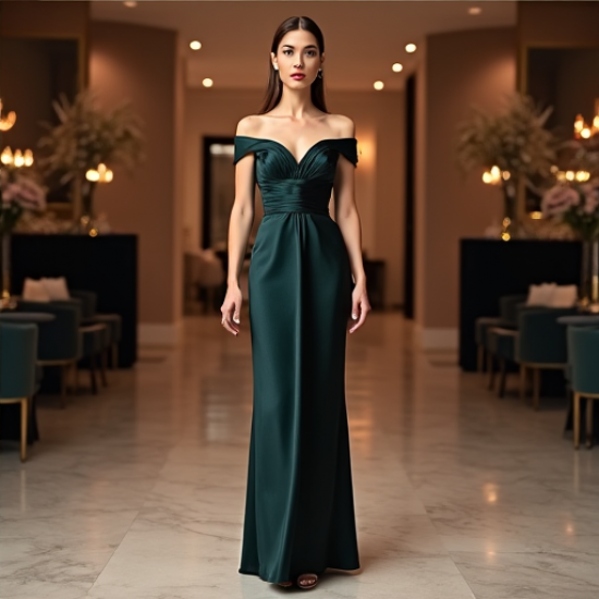 Elysian Elegance Column Dress