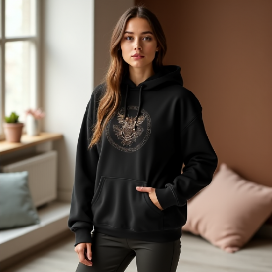 Embroidered Elegance Women's Hoodie
