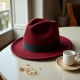 Chic Elegance Women's Bowler Hat
