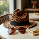 Savanna Chic Leopard Fedora