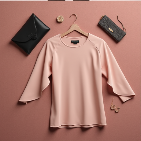 Elysian Elegance Cape Sleeve Top