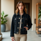 Chic Corduroy Trucker Jacket