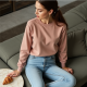 Chic Comfort Petite Cropped Sweatshirt