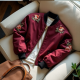 Chic Embroidered Bomber Jacket