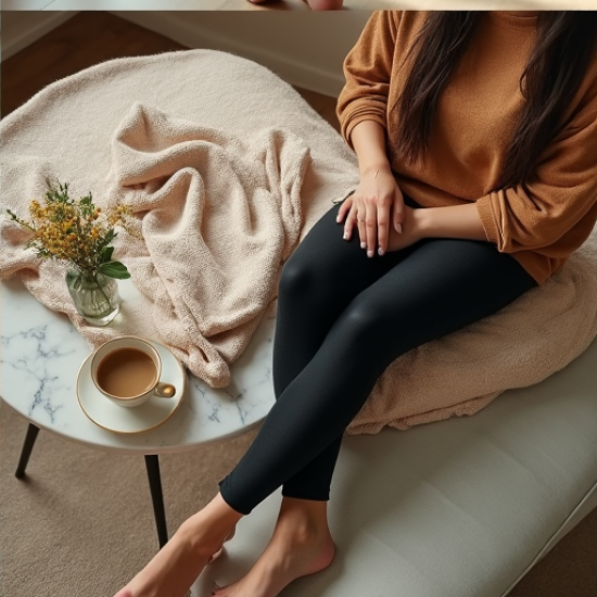 Velvet Touch Women's Suede Look Leggings