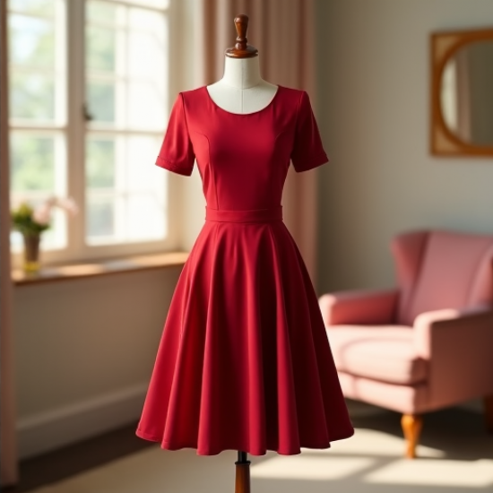 Timeless Elegance Vintage Swing Dress