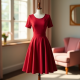Timeless Elegance Vintage Swing Dress