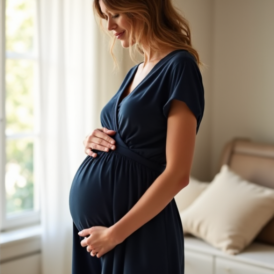 Serenity Wrap Maternity Dress
