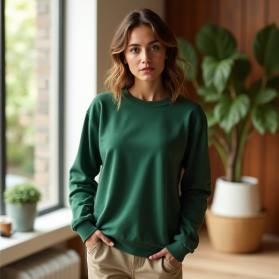 Evergreen Comfort Crewneck Sweatshirt