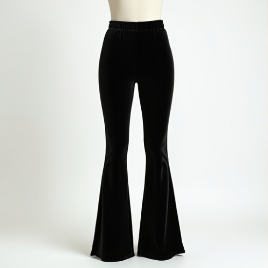 Velvet Chic Flare Pants