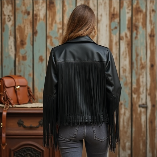 Wild West Chic Fringed Jacket