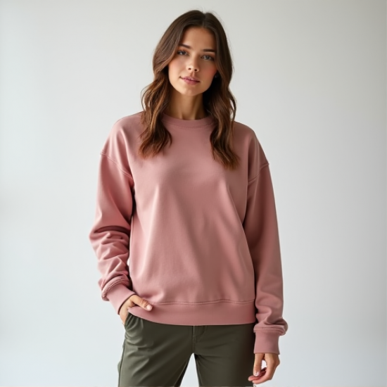 CozyNest Fleece-Lined Sweatshirt
