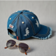 Chic Distressed Denim Cap