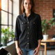 Urban Chic Denim Utility Shirt