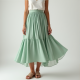 Elysian Breeze High-Low Skirt