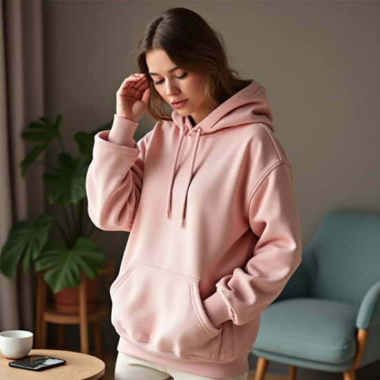 CozyChic Kangaroo Pocket Hoodie