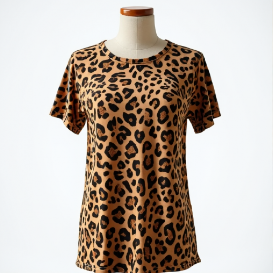 Savanna Chic Animal Print Tee