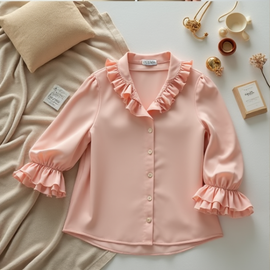 Elegance in Motion Chiffon Ruffle Blouse