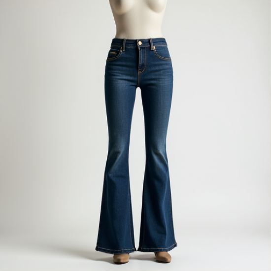 Chic Flare Essentials - Women's Kick Flare Jeans