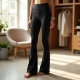 Elysian Comfort Ribbed Flare Leggings