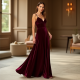 Velvet Elegance Evening Dress